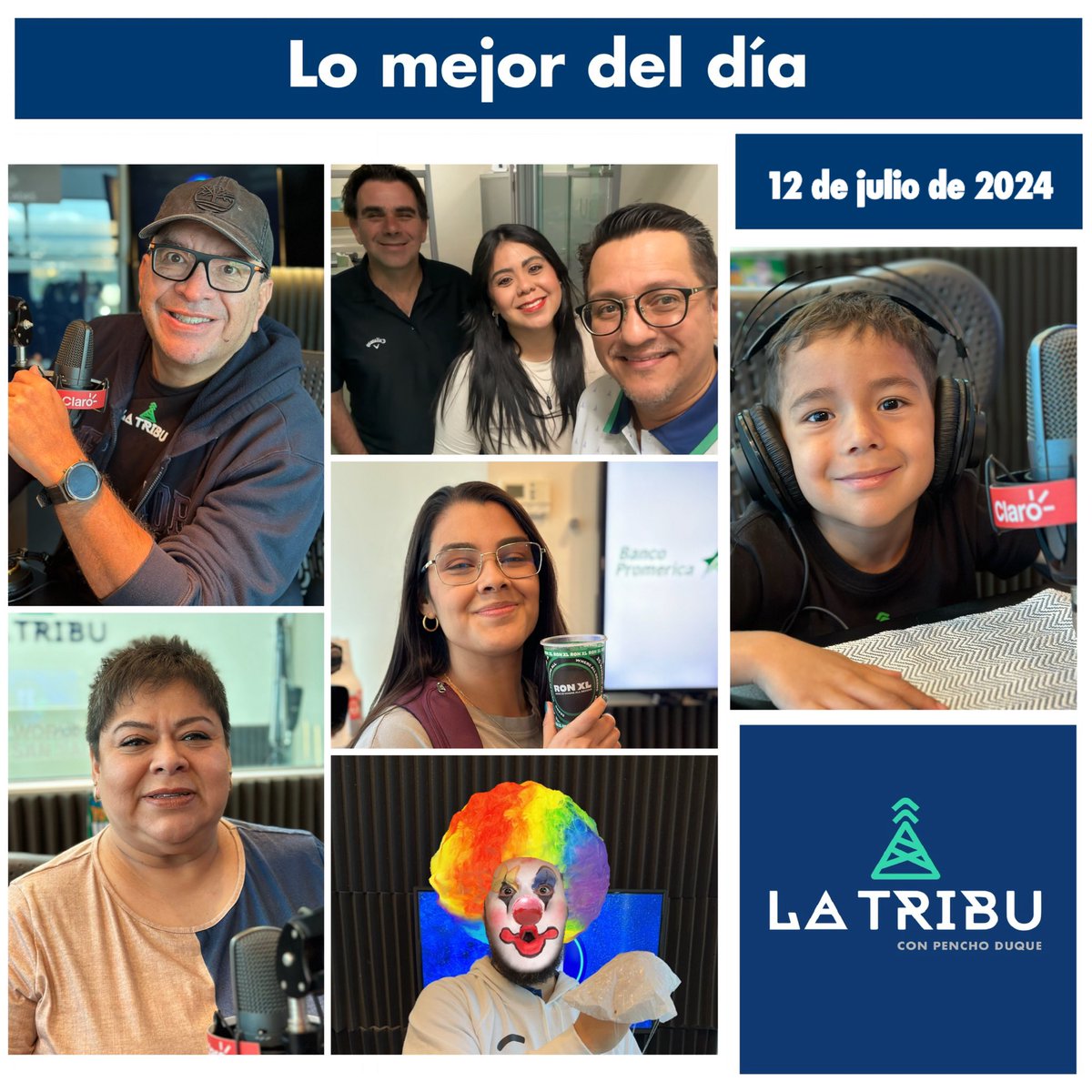 SomosLaTribuFM's tweet photo. ¡Viernes con Sebas Navarro e Isabel Cierra!
Dos oyentes de La Tribu FM 📻 que nos alegraron la mañana 🫶🏼 Ocurrencias, chistes, anécdotas y buena onda.
También #ChinoDeportes, #Las10 noticias y también las Creencias Agropecuarias con @chomitojr_ok.
Todo disponible en podcasts:
Spotify: https://t.co/PGPBAelzS0
Apple: https://t.co/uo403dPXmk
TuneIn: https://t.co/BnPaj784xu