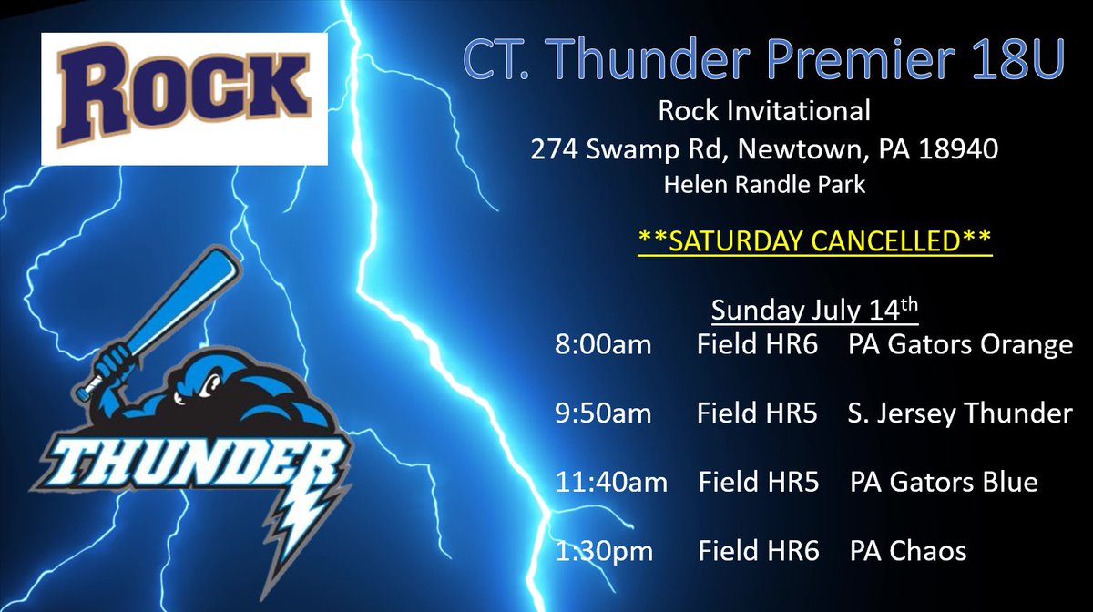 Change in plans.  NEW SCHEDULE for this weekend ⚡️⚡️⚡️