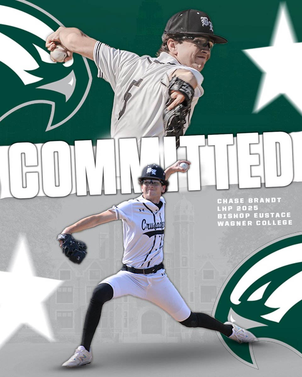 Chase Brandt 2025 (@chasebrandt26) on Twitter photo I am blessed to announce my commitment to <a href="/WagBaseball/">Wagner Baseball</a> Thank you to all my family, friends, and coaches who helped me through the process. Thank you Coach Noto and Coach Reardon for providing me this opportunity! <a href="/TheNoto24/">Craig Noto</a> <a href="/The_BPCsj/">Baseball Performance Center</a> <a href="/EustaceBaseball/">Eustace Baseball</a> <a href="/PRDBaseball/">PRD</a> I am blessed to announce my commitment to <a href="/WagBaseball/">Wagner Baseball</a> Thank you to all my family, friends, and coaches who helped me through the process. Thank you Coach Noto and Coach Reardon for providing me this opportunity! <a href="/TheNoto24/">Craig Noto</a> <a href="/The_BPCsj/">Baseball Performance Center</a> <a href="/EustaceBaseball/">Eustace Baseball</a> <a href="/PRDBaseball/">PRD</a>