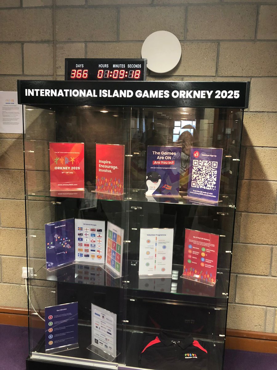 It’s one year to go to #Orkney2025! I know it says 366 days on the countdown clock, ignore that bit! 2 of our team are there now checking out venues and accommodation for #TeamGuernsey the rest of us can’t wait to see it all next year