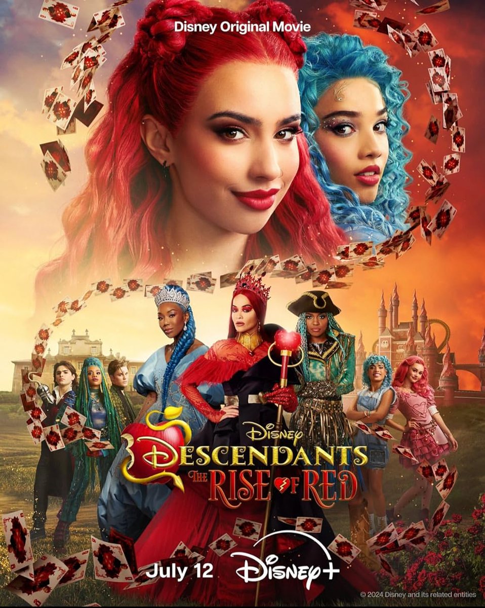 lighting_danger's tweet photo. Disney channel movie  🎬  of descendants rise of red https://t.co/UgL85jZdZd