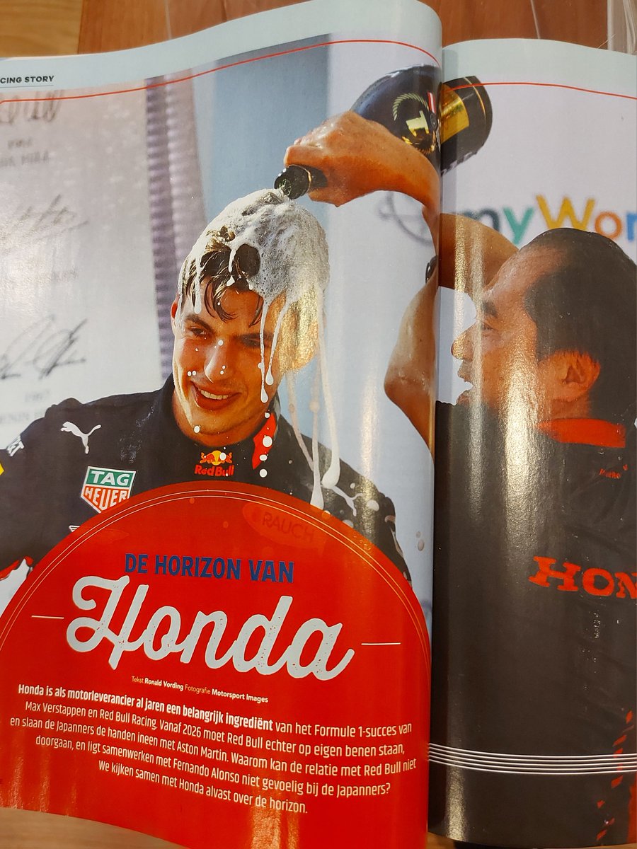 RonaldVording's tweet photo. Bijdrage aan de meest recente uitgave van @GP_MagazineNL: een achtergrondverhaal over de F1-toekomst van Honda, waarom een langere samenwerking met Red Bull vanaf 2026 niet meer haalbaar bleek en een gesprek met HRC-topman Koji Watanabe in Suzuka #F1 https://t.co/0GlrPoVyLk