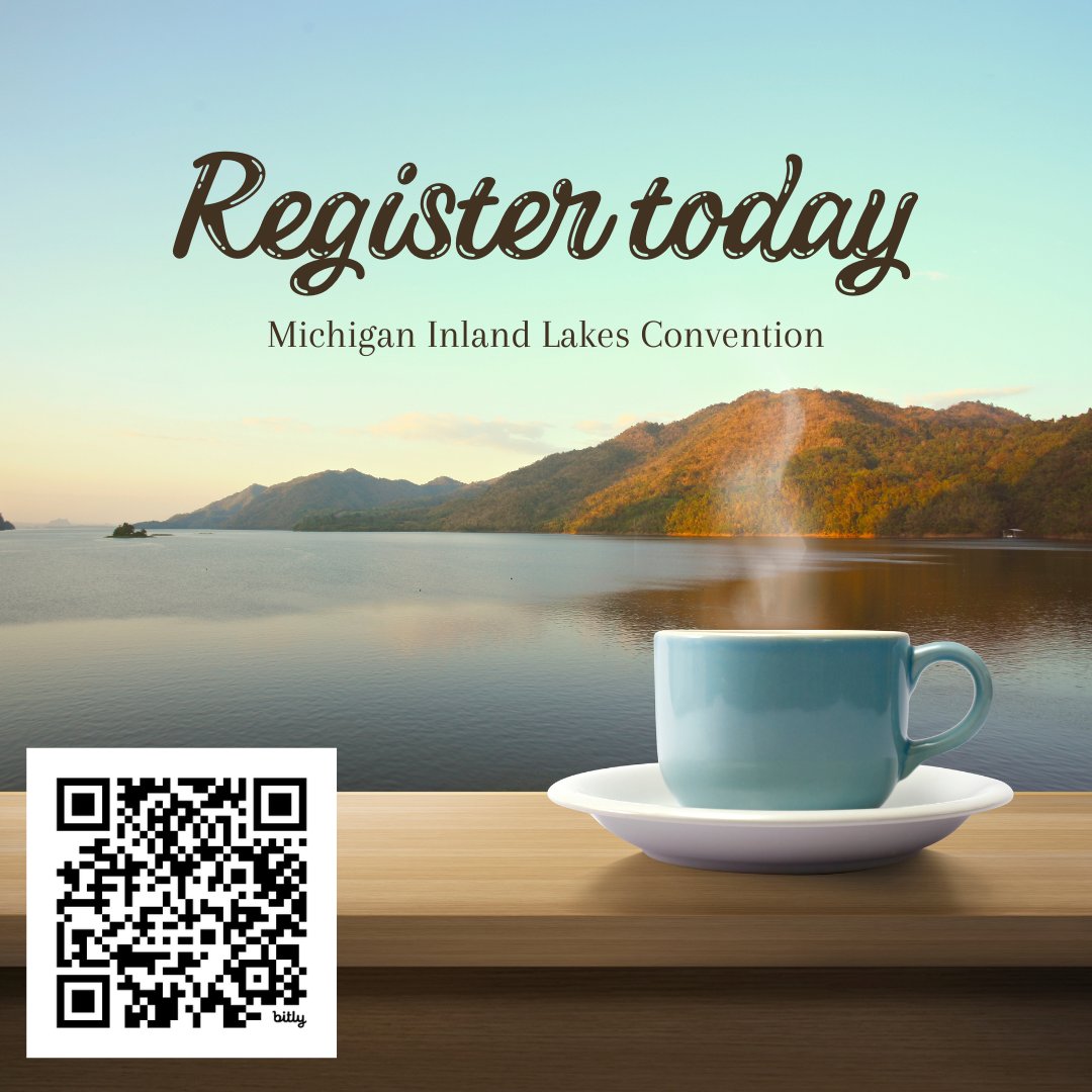 Mich_Lakes's tweet photo. Register today for the 2024 Michigan Inland Lakes Convention! Join us Oct. 2-4 in Grand Rapids along with @MiCorpsMI for a joint conference all about our lakes and streams! Lake and stream users, scientists, and managers welcome. Student scholarships too!

https://t.co/aFSgXifzdD https://t.co/7t3SK90sV8