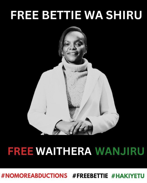 katua_nduku's tweet photo. Please amplify! She’s been gone for more than 24 hours 💔

@NPSOfficial_KE when will the impunity stop? Stop abducting activists!!!!

#FreeBettie #RutoMustGo https://t.co/ZfV0yUcS94