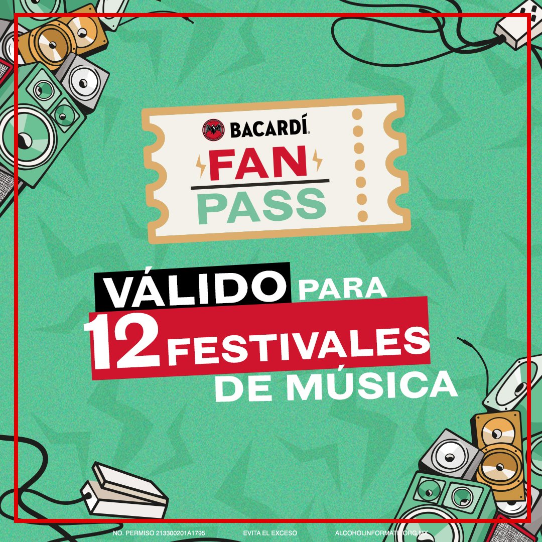 BacardiMX's tweet photo. ¿Te imaginas ir a tus festivales favoritos de música con Bacardí? Síguenos y descubre cómo hacerlo.
#SigueTuRitmo https://t.co/aFBgqnTEZd