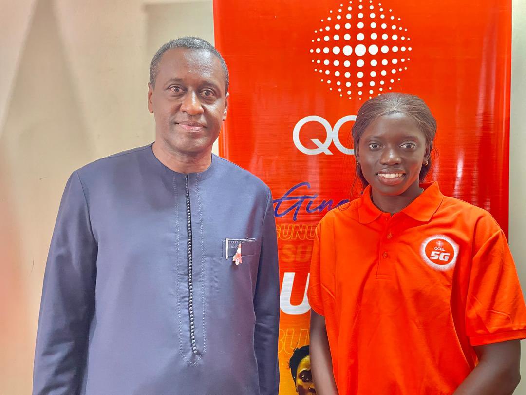 Today in a historic move, QCell signed an endorsement deal with star athlete Gina Mariam Bass Bittaye in an official signing ceremony. The event saw dignitaries from the sporting world, MOYS, members of the police force, media personnel as well as members of the QGroup.