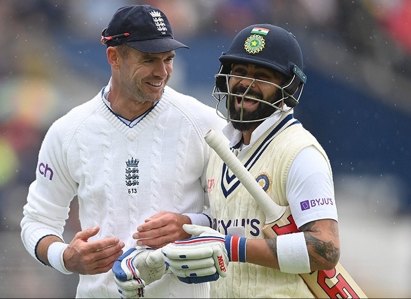 mufaddal_vohra's tweet photo. Jimmy Anderson said, "playing against Virat Kohli in the early days, you feel you could get him out every ball. But now, you feel you can't get him out at all and feel so inferior". (Sky Sports). https://t.co/Bg8KthBoWi
