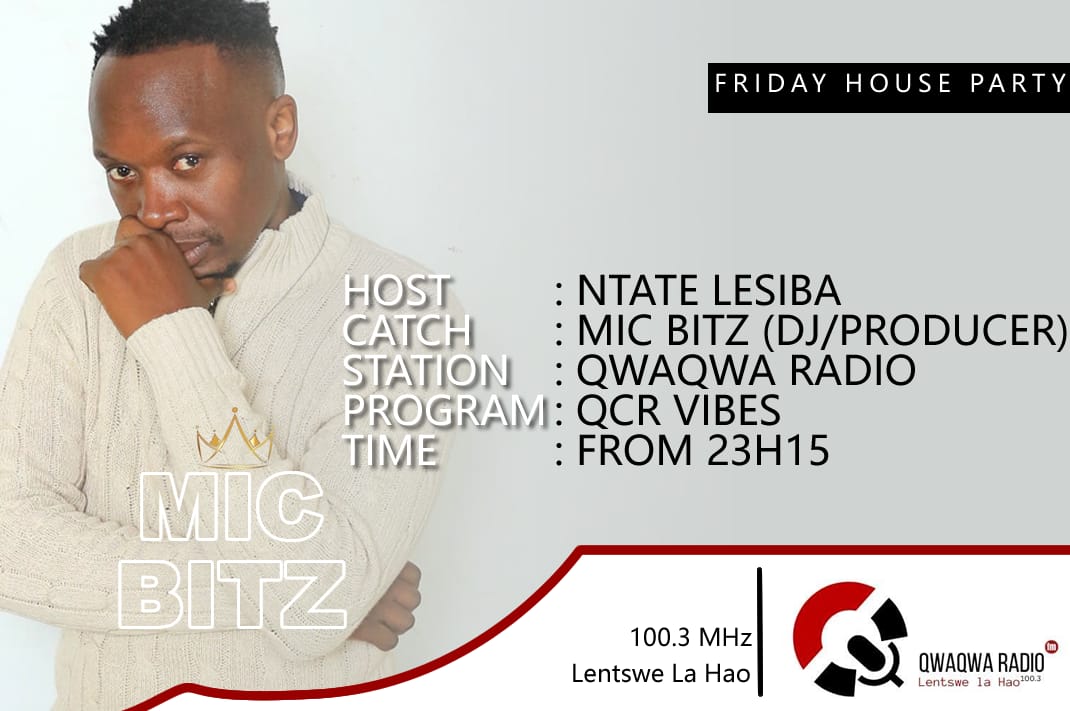MicBitzSA's tweet photo. I'm On Desk Tonight Exactly At 23h15 On Qwa Qwa Radio Lets Party Together 🔥 https://t.co/c67kz50jfN
