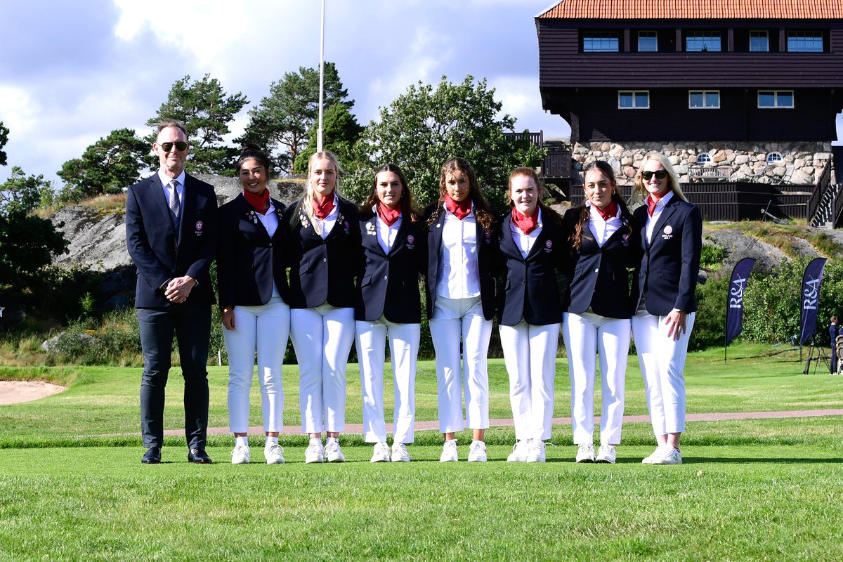 EnglandGolf's tweet photo. 🙌 OUR GIRLS’ ARE IN THE FINAL!

A thrilling 4-3 win over Italy in the semi’s of the 𝟮𝟬𝟮𝟰 𝗘𝘂𝗿𝗼𝗽𝗲𝗮𝗻 𝗧𝗲𝗮𝗺 𝗖𝗵𝗮𝗺𝗽𝗶𝗼𝗻𝘀𝗵𝗶𝗽𝘀! 👏

Our Boys’ have the chance to join them tomorrow after the weather again suspended play for the day ⛈️

Heartbreak for our Women who are narrowly defeated, but a chance to win a medal tomorrow 🥉👊

Girls’: 🏴󠁧󠁢󠁥󠁮󠁧󠁿4-3🇮🇹
Boys’: 🏴󠁧󠁢󠁥󠁮󠁧󠁿2-0🇸🇪 (in-play)
Women: 🏴󠁧󠁢󠁥󠁮󠁧󠁿3-4🇫🇷
Men: 🏴󠁧󠁢󠁥󠁮󠁧󠁿1.5-3.5🇮🇹

Results: https://t.co/jcv21PfIGC

#RespectInGolf #TogetherInGolf