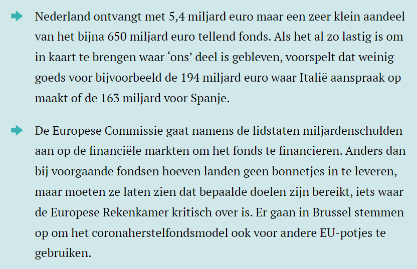 Matthijs85's tweet photo. EU deelde 650 miljard (‼️) uit via coronaherstelfonds,
maar lidstaten hoeven niet geen bonnetjes in te leveren https://t.co/whQiDIVbbU
Zulke enorme bedragen zo onzichtbaar uitkeren is vragen om corruptie schandalen! #EU #RecoveryFiles #transparantie #corruptie https://t.co/GV1c9t5APO