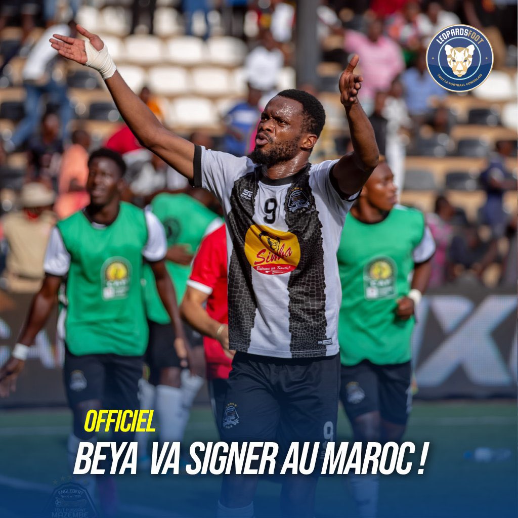 leopardsfoot's tweet image. 🐆 Beya va signer au Maroc ! 

Formé à l’Ecofoot Katumbi, Joël Beya va poursuive sa carrière au sein de l’AS FAR de Rabat. 

La nouvelle a été officialisée ce vendredi par son club, le TP Mazembe. 

#mercato #congo #asfar