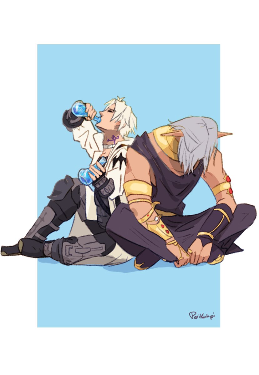 Raid Break (3/4): Thancred &amp; Urianger

#ffxiv