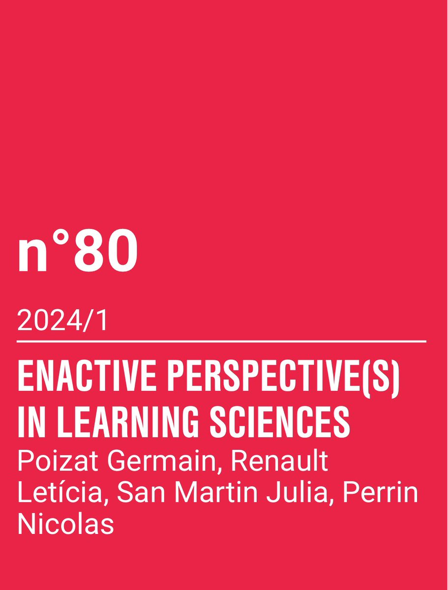 poizat_germain's tweet photo. It is out !
Thanks to all authors and the journal editorial team.
French and English contributions
@RIntellectica
@leticia_renault
#enaction https://t.co/MJv6AF2KsF