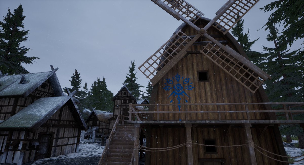 winterborn49779's tweet photo. #Winterborn updates.
First Frost Elf village is 99% done and it is looking good! Frost elf symbol has also been added.
There is an undergound mine / dungeon just to the back of this village and it now being built.
#MMORPG #BlockchainGaming #Raptoreum $RTM https://t.co/znkAMqk4Eu