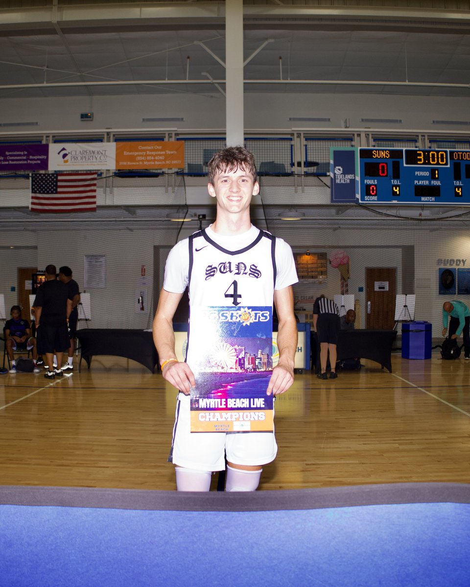 #BIGSHOTS #MyrtleBeachJam

🏆17u SLAM Championship🏆

San Antonio Suns 75
Tournament MVP: 25 Amare Parham 19
Game MVP: 4 Jonathan Babcock 21

OTOD 74
1 Kaleb Mcduffie 19
0 Jahari Simons 19