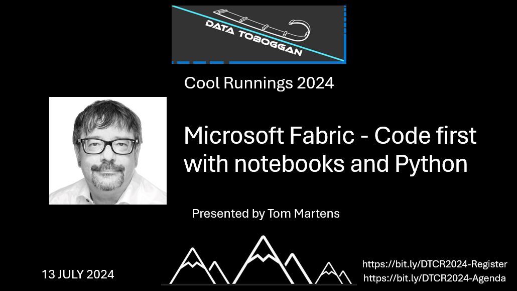 Data Toboggan (@datatoboggan) on Twitter photo Watch the session on Saturday on Microsoft Fabric - Code first with notebooks and Python by <a href="/tommartens68/">Tom Martens</a>
Event Date: 13th July 2024
Register Now: bit.ly/DTCR2024-Regis…
Agenda: buff.ly/4ba6vI4
#microsoftfabric #synapseanalytics Watch the session on Saturday on Microsoft Fabric - Code first with notebooks and Python by <a href="/tommartens68/">Tom Martens</a>
Event Date: 13th July 2024
Register Now: bit.ly/DTCR2024-Regis…
Agenda: buff.ly/4ba6vI4
#microsoftfabric #synapseanalytics