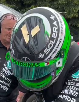 F1HLM's tweet image. Helmet design of Mercedes reserve driver Frederik Vesti
🎨 JMD Helmets

#vesti #f1 #formula1 #mercedesf1 #motorsport