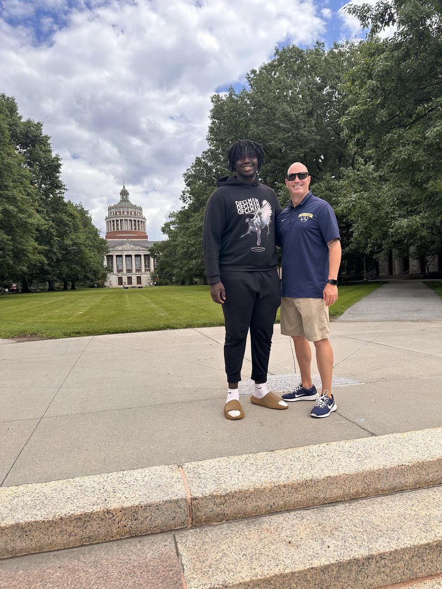 After a great visit and talk with <a href="/ChadMartinovich/">Chad Martinovich</a>, I am blessed to say I’ve received an offer from <a href="/UofRFootball/">Rochester Football</a> 
<a href="/AKHS_Football/">Ardrey Kell Football</a> <a href="/Coach_Harman1/">Mark Harman 🧢</a> <a href="/CoachSapp14/">Chris Sapp</a> <a href="/finisholacademy/">FinishOLAcademy</a>