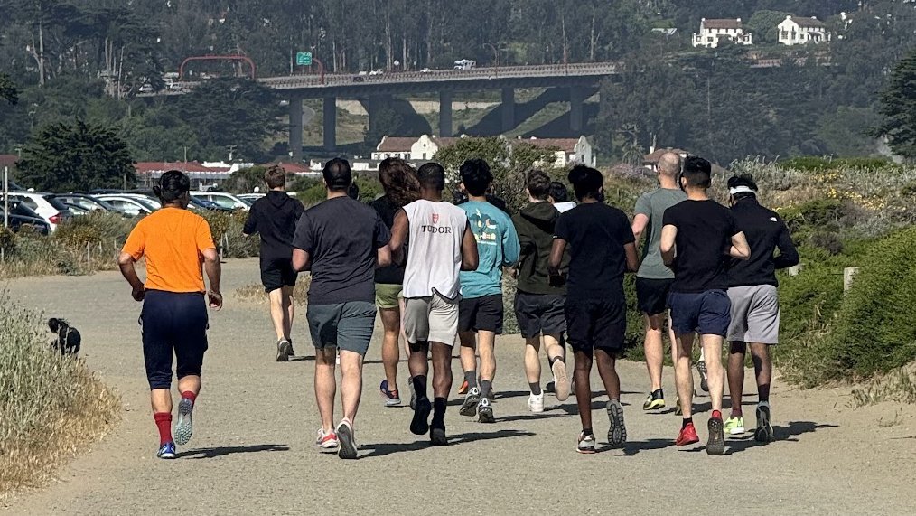 We're lacing up in SF — 9am tomorrow morning.

Chill pace. Coffee after. Builders only.

DM to join!