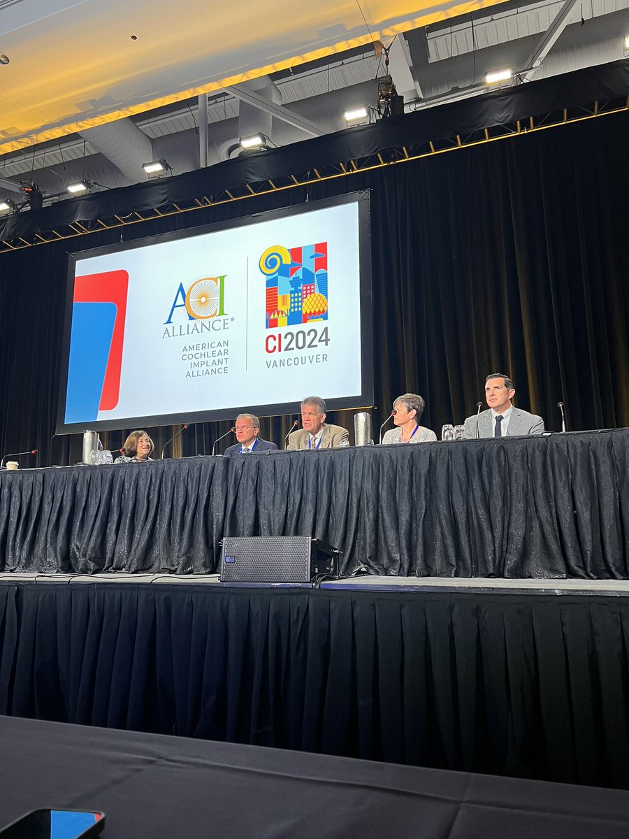 Fantastic keynote lecture by Dr Kral on maturation of the auditory system and auditory experience. The following panel was informative and helped to reframe the conversation on valuing listening in children and brain development.  <a href="/acialliance/">ACIAlliance</a> #ci2024vancouver <a href="/AudioSooner/">Jace Wolfe</a>