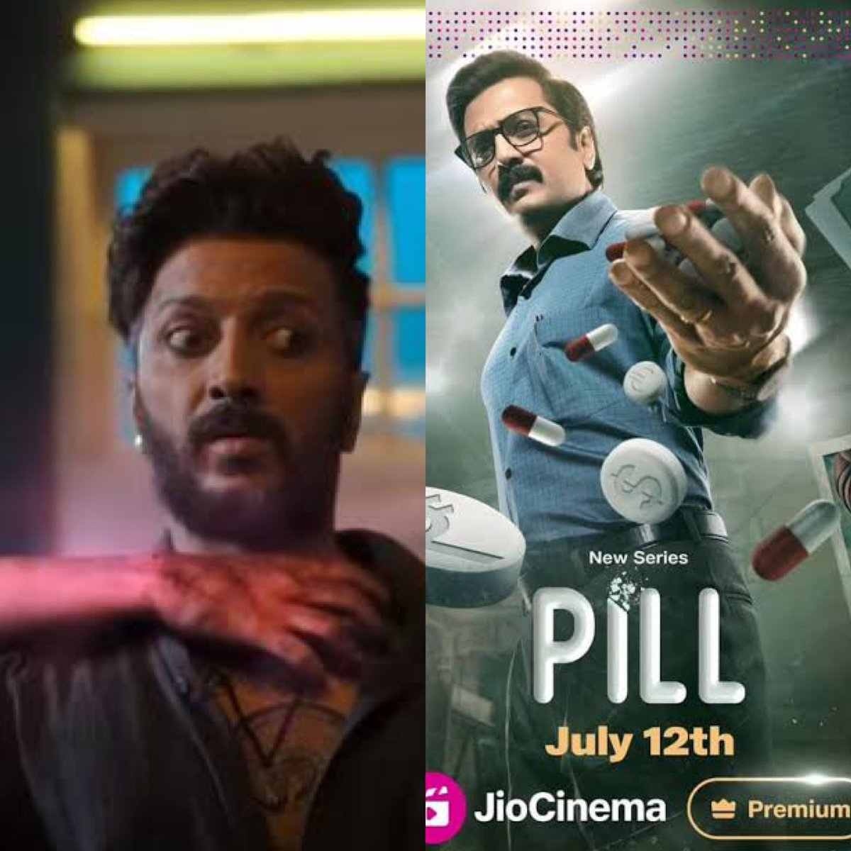 IndianCVillaaaa's tweet photo. THE STAR OF THIS FRIDAY IS DEFINITELY @Riteishd HE LEAVES A BIG IMPACT BOTH IN KAKUDA AND PILL THAT HAS RELEASED TODAY 
HIM IN SERIOUS AND IMPACTFUL ROLES >>>> ⭐️⭐️⭐️⭐️⭐️ https://t.co/7QqM2RNEDs