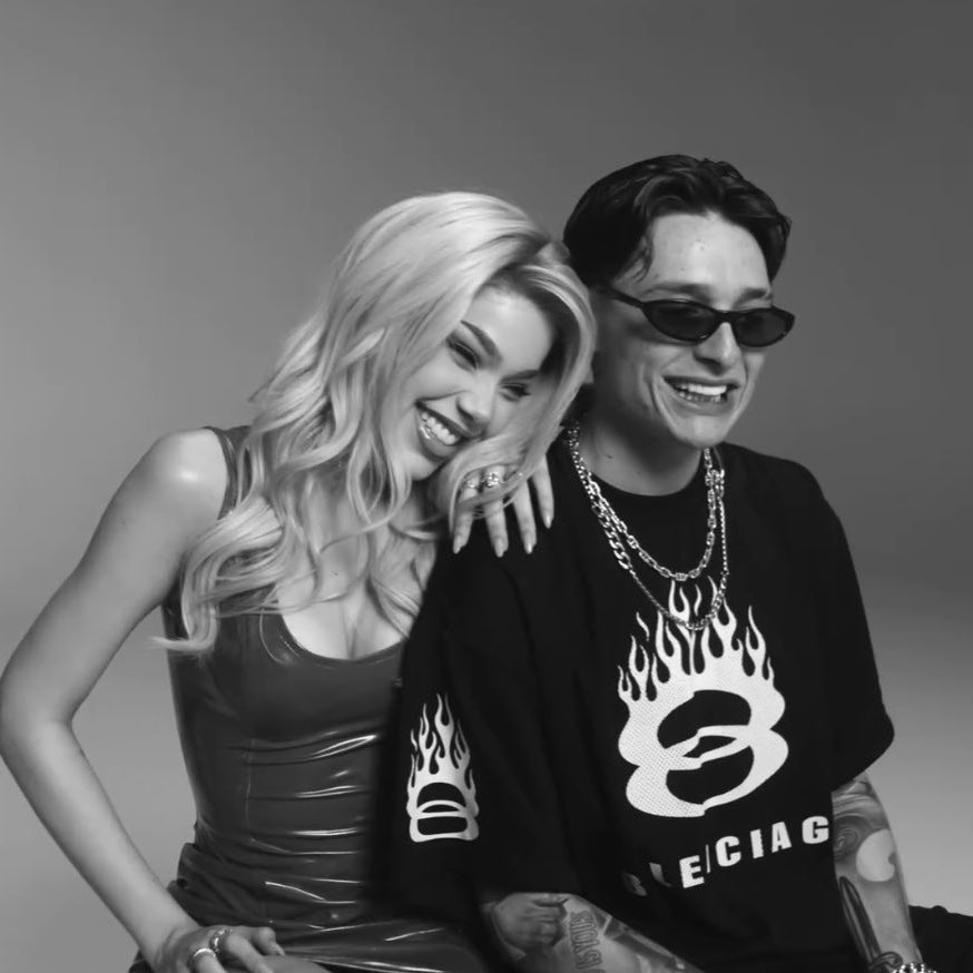 PesoPlumaData's tweet photo. Peso Pluma y Kenia Os para “TOMMY &amp; PAMELA”. 🇲🇽 https://t.co/3QkIDLzaVy