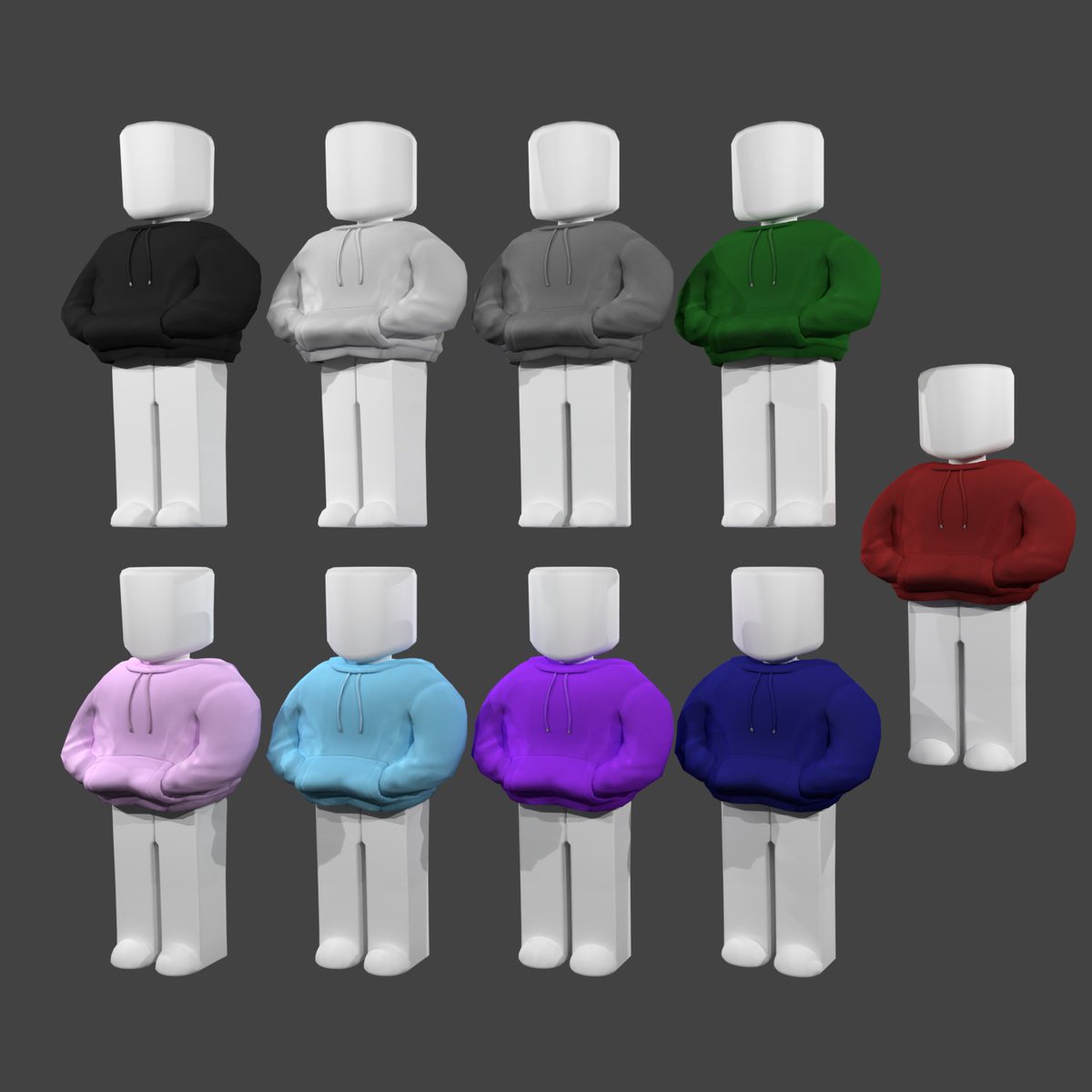 H_Bot533's tweet image. Hello humans I'm back to making new items. &amp;gt;_&amp;lt;

I'm sorry for suddenly disappearing.

Anyway, here are some fresh hoodies that I have made.

Get them here: roblox.com/groups/1445251…

#ROBLOX #RobloxDev #RobloxUGC #RobloxDevs
