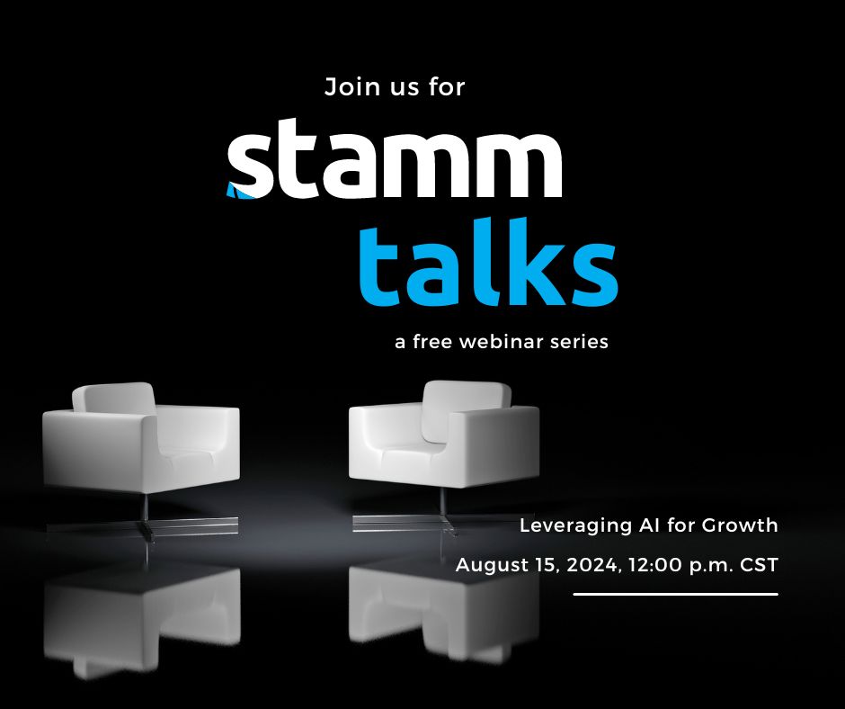 Keep pace with the advancements in AI and explore how your small business can capitalize on various tools for growth by participating in our upcoming webinar.

Register today: stammtalks.stammtech.com

#webinar #ai #businessgrowth #aibusinesstools #milwaukeemsp