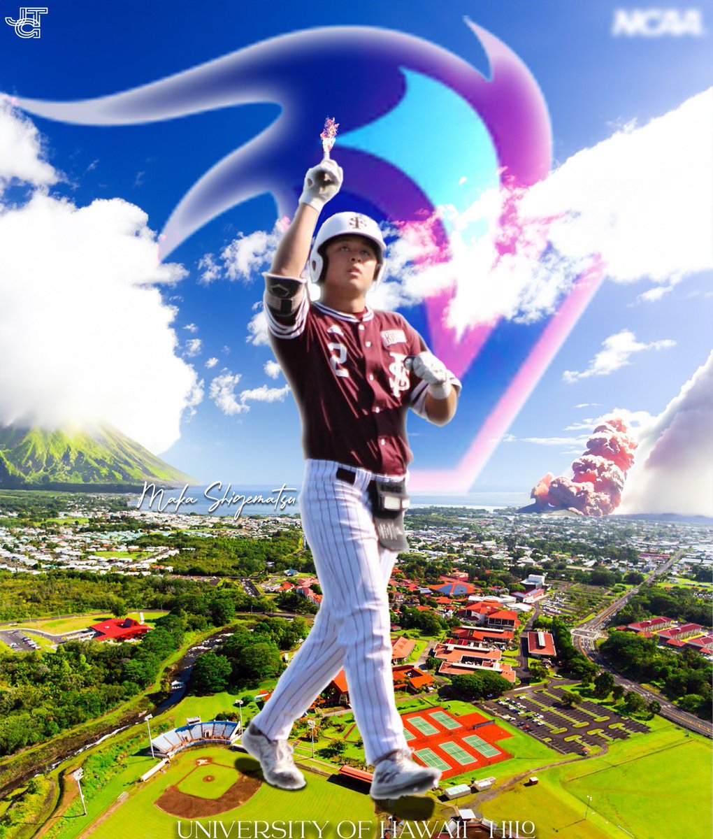Congrats to Sophomore Maka Shigematsu <a href="/Trestenshige/">TrestenShigematsu</a> on his commitment to the University of Hawaii Hilo! 🤙
#HoundFam