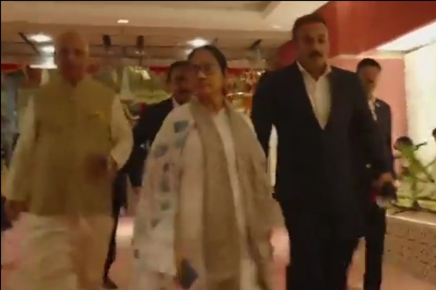 HPhobiaWatch's tweet photo. Narendra Modi, Amit Shah, JP Nadda &amp; Jaishankar in the wedding of Ambani's Son https://t.co/balvn1yX5D