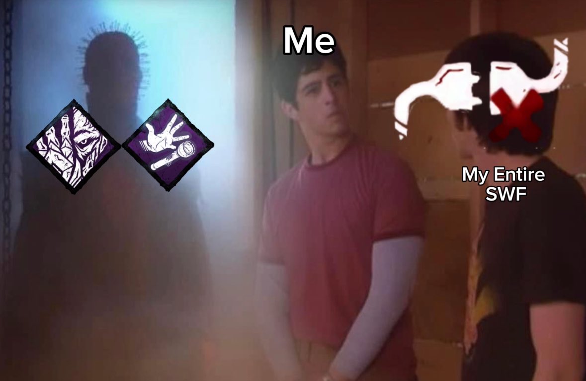 Gh0stArcade's tweet photo. Current State of #dbd in one picture 

#DeadbyDaylight https://t.co/6NQIwAJxXV