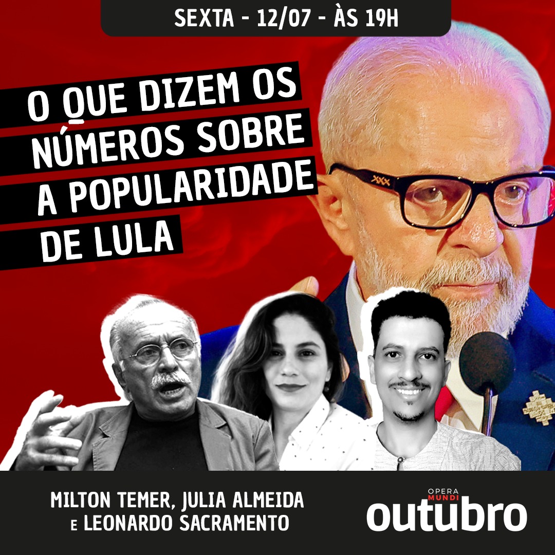 O Outubro desta sexta-feira (12/07) conta com a participação do fundador do PSOL Milton Temer, da professora <a href="/julia_avs/">Julia Almeida</a> e do pesquisador Leonardo Sacramento para debater a popularidade do governo Lula.

Assista ao vivo, a partir das 19h:
youtube.com/live/1Mulr418B…