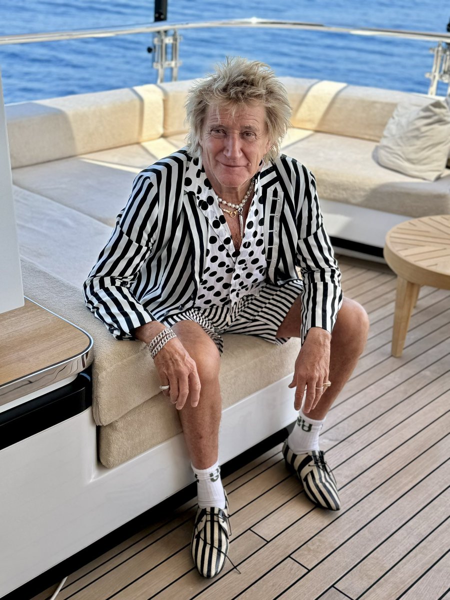 All striped up on me holidays and looking forward to Las Vegas 24th July till the 7th of August.