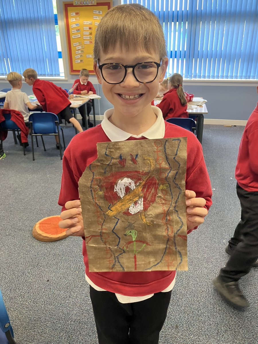 TheEllisY3's tweet photo. Some of our finished Egyptian scrolls. #TheEllisArt https://t.co/watRWGPhHk