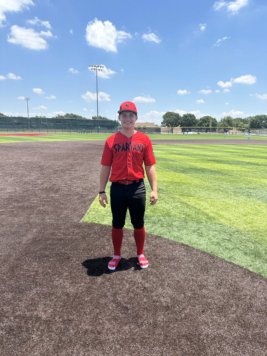 ✭Five Tool Texas✭ (@fivetooltexas) on Twitter photo #SummerClassicSS F: <a href="/texas_spartans/">Texas Spartans Baseball</a> 2027 Bishop 13, Dallas Tigers Halford 0
PoG: <a href="/andogajackson/">Jackson Andoga</a> 6 IP, 5K, 3H, 0 R, BB
Hitter: <a href="/gagepatrick2009/">Gage Patrick</a> 2-3, 2B, 2 RBI, 2 R, SB, BB
Notable: <a href="/KaseHLee24/">Kase Lee</a> 1-2, 2B, 3 RBI, BB #SummerClassicSS F: <a href="/texas_spartans/">Texas Spartans Baseball</a> 2027 Bishop 13, Dallas Tigers Halford 0
PoG: <a href="/andogajackson/">Jackson Andoga</a> 6 IP, 5K, 3H, 0 R, BB
Hitter: <a href="/gagepatrick2009/">Gage Patrick</a> 2-3, 2B, 2 RBI, 2 R, SB, BB
Notable: <a href="/KaseHLee24/">Kase Lee</a> 1-2, 2B, 3 RBI, BB