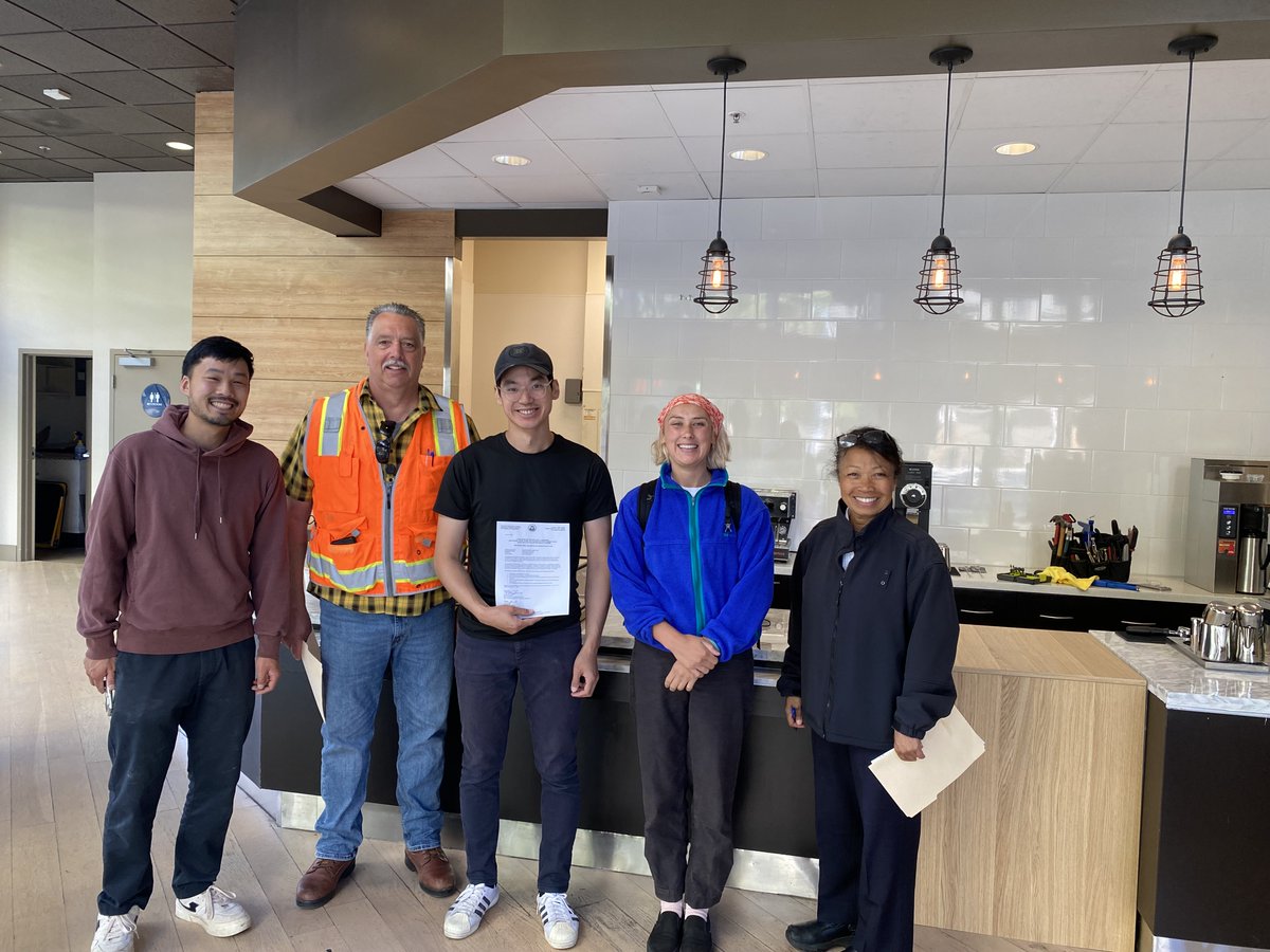 We are doing our part to help revitalize San Francisco’s downtown through the Vacant to Vibrant program. Many thanks to Inspector Ken Gonzalez for his fine work and assistance in helping these businesses open their doors. Look at those smiles! #RebuildingDBI <a href="/sfoewd/">SFOEWD</a> @sfnewdeal