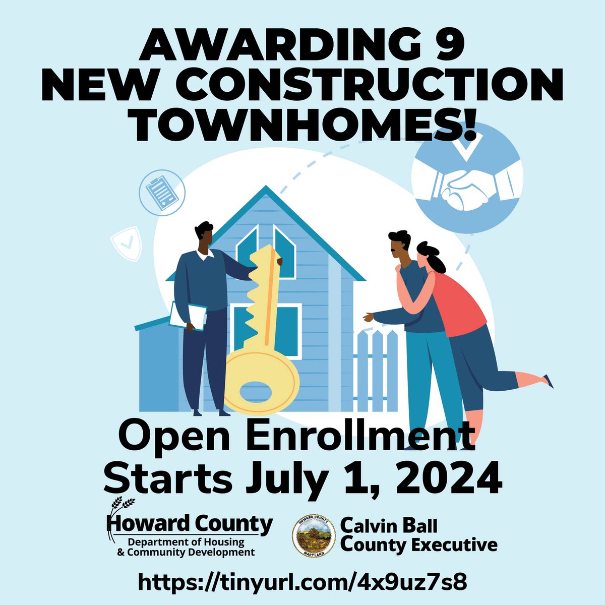 July marks an open enrollment period for <a href="/HoCoHousing/">HoCo Housing ComDev.</a> MIHU program. If you are interested in calling #HoCoMD home thru this inclusionary zoning program that offers quality new homes at reduced sale prices to income eligible families, visit howardcountymd.gov/DHCD-MIHU-Prog… to learn more.