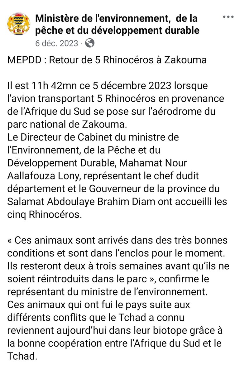 JeanB_Zongo's tweet photo. #Debunkage🔨
Une séquence manipulée de cette vidéo de @BarAviation est présentée par le Burkina🇧🇫 comme une livraison d'armes à des terroristes au Bénin🇧���. ⛔FAUX⛔
✅Cet avion cargo a atterri au Tchad au parc de zakouma transportant des rhinocéros.
▶️https://t.co/6y9lFqGPKN https://t.co/7GUdZt0TGB