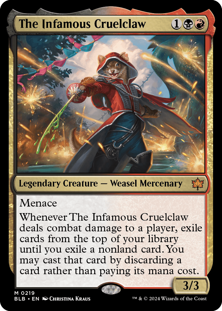 We built 2 distinct Omo decks.  We could do AC next, but there's this lil' ne'er-do-well that I just HAD to pick #MtG #MTGBloomburrow #MTGBLB #commander