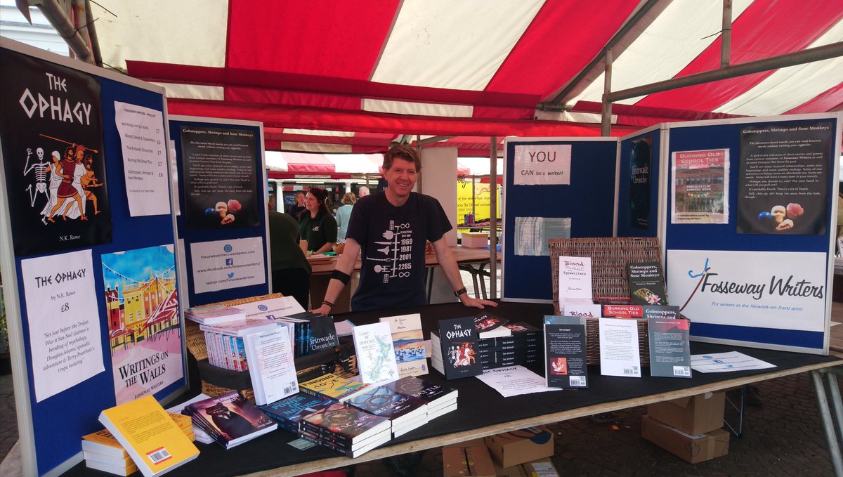 That's our 1st day done of the 2024 <a href="/NewarkBookFest/">Newark Book Festival</a>
Sold some books, had interest in joining the group &amp; took part in a podcast interview. Roll on Sat &amp; Sun! 😁