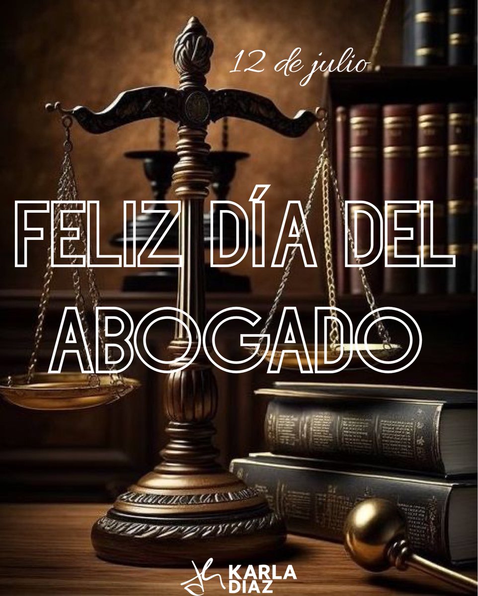 Karladz95's tweet photo. ¡Feliz día del Abogado! ⚖️

Reconocemos la labor invaluable de quienes defienden la justicia, protegen los derechos y luchan por un país más equitativo. 
¡Enhorabuena!

#DíaDelAbogado
#porunmejorfuturoparatodos https://t.co/EiFoon29E7