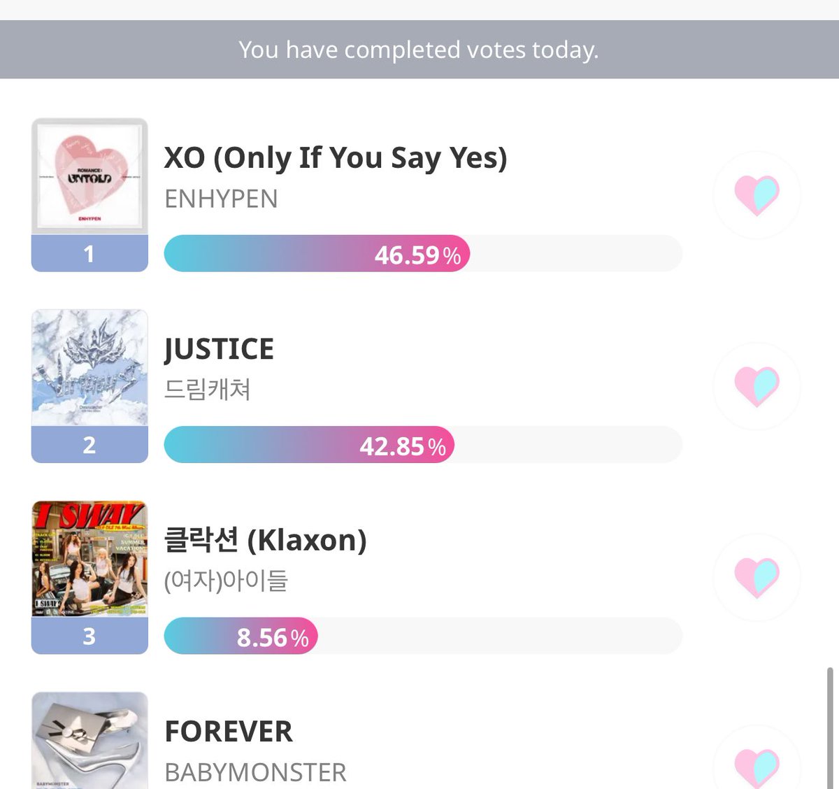 swagdadiemaddie's tweet photo. i’m begging yall, idc what fandom you're from, I'm begging. Dreamcatcher just released their new comeback Justice, and it would help so much if you could download idolchamp and vote for them for the show, this would be huge for them and we could use all the help #Dreamcatcher https://t.co/UTzifsEnBd