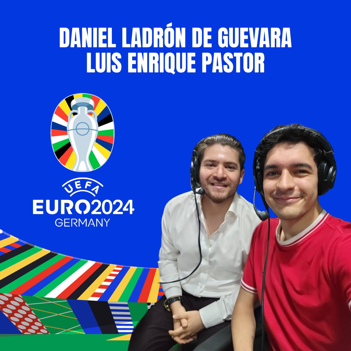 InstitutoJRF's tweet photo. La rompieron narrando y comentado toda la Euro 2024 por Sky Sports e Izzi. Este domingo irán por la final, ellos son @Just_degue y @luise_pastor, ex alumnos de nuestro instituto. ¡Muchas felicidades por este verano compartiendo emociones! #OrgulloJRF 🎙️⚽️ https://t.co/sl5UsPaP7H