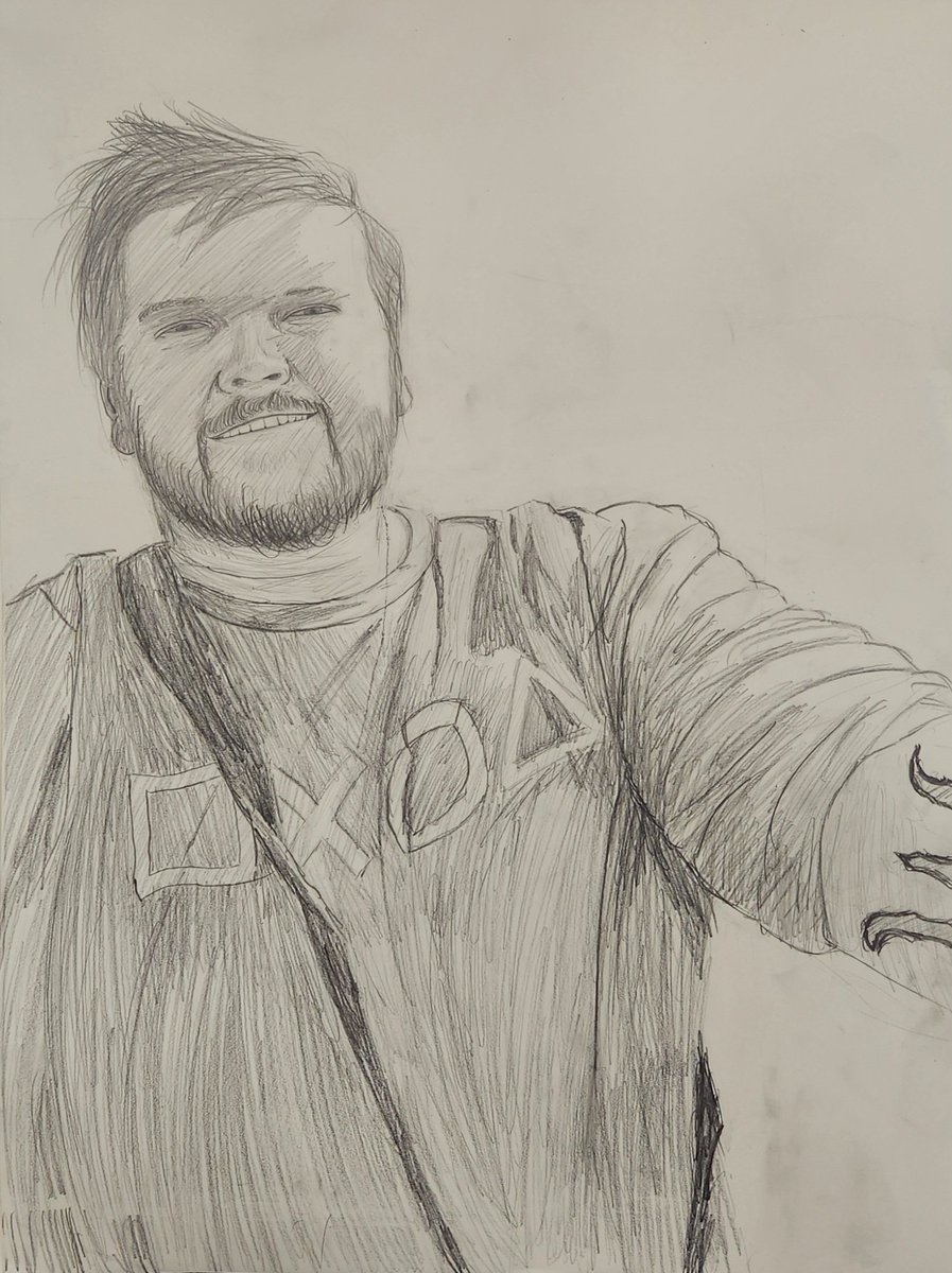 TonyDraws56's tweet photo. A portrait of my brother

For my 3rd major oroject in life drawing II, I was told to make a self portrait. However, since I already made one for my Life drawing I class, I decided to do the next best thing and drew my brother. https://t.co/cNDBQtUXlM