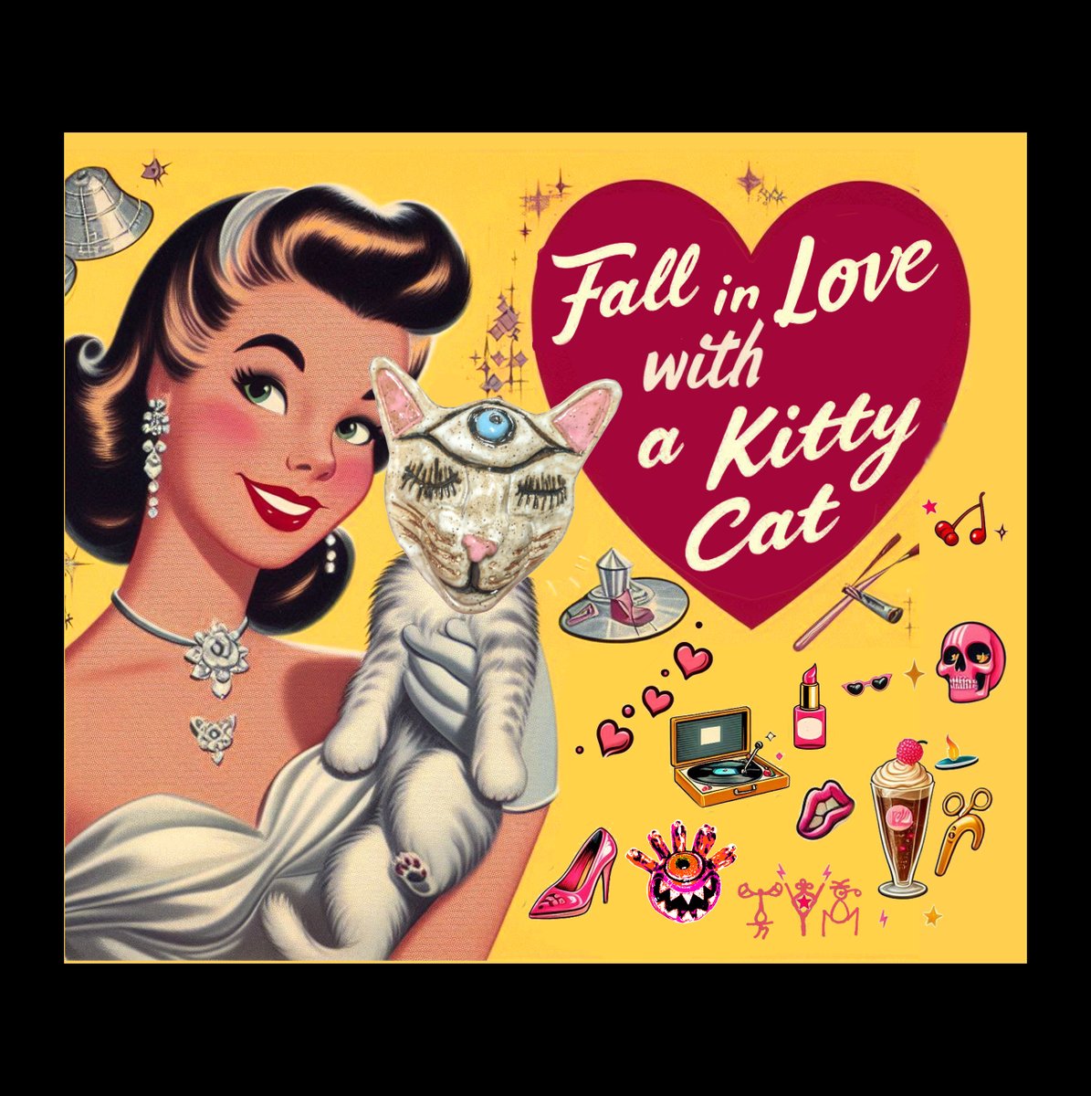 aberrantceramic's tweet image. Fall in love with a cat with centipede eyelashes and a big blue third eyes.
aberrantceramics.etsy.com/listing/174670…

#art #cats #ceramics