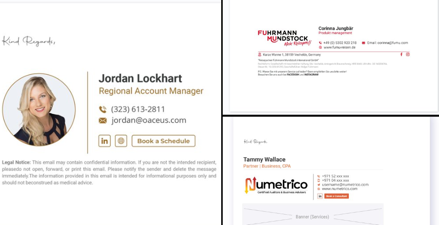 Mahmudtpi9's tweet photo. My Client Another Work.
If you need Html Email Signature, Contact me.
https://t.co/Suz9m6fncX
#htmlemailsignature #emailsignature #clickablesignature #clickableemailsignature #gmailsignature #fiverr #freelancing #work #client #GoodWork #html #webdesigner #developer #design https://t.co/v0r6XIfuOc