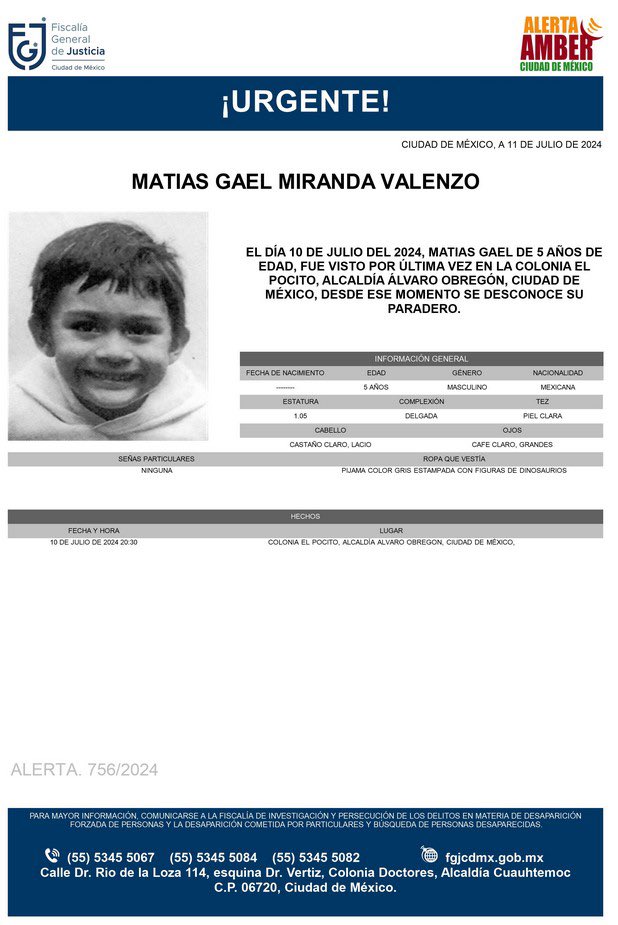 angelmetropoli's tweet photo. 🚨#SEBUSCA a Matías Gael Miranda Valenzo que desapareció el día 10 de julio del 2024. Más información en la ficha de búsqueda 👇 https://t.co/qejh7Mc4rr