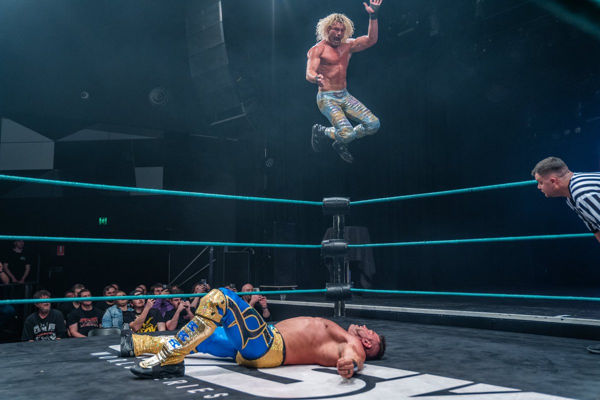 NicTNemeth's tweet photo. Hell of a fight against @briancagegmsi he did all the heavy lifting, in more ways than one &amp; made that match great  @WSWWrestlingAUS #WSWmostwanted https://t.co/8JmIykReyS
