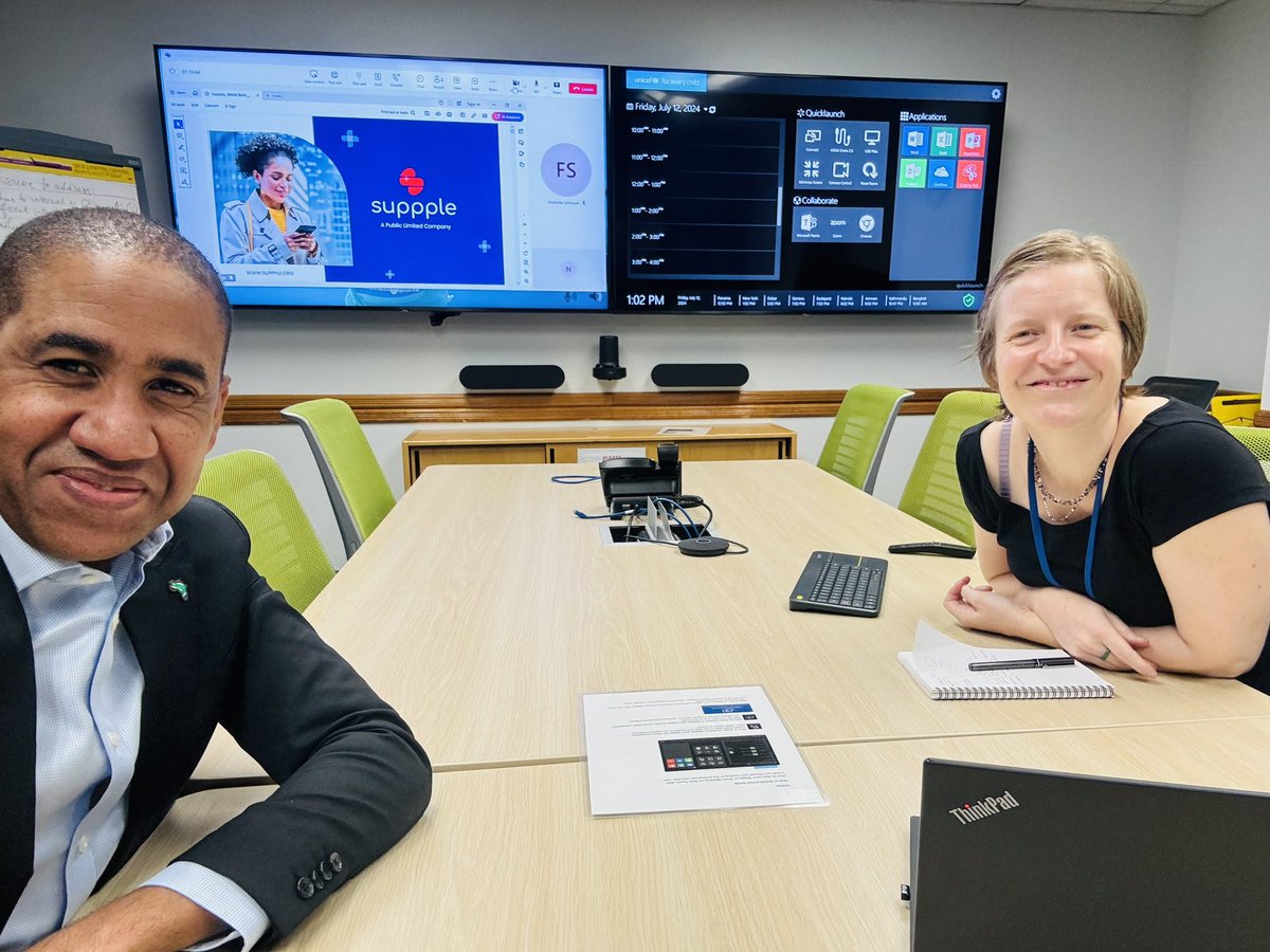 eldridjordaan's tweet image. Presenting to the UNICEF Chief Data &amp;amp; Strategy Officer at the UN, NYC #Suppple #Tech4Good