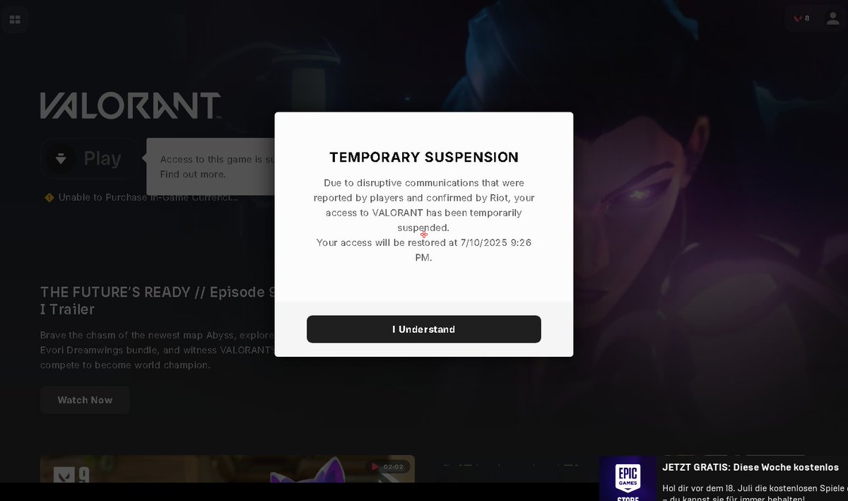 WAIT WHAT I GOT 1 YEAR BAN BCS OF TOXIC!?!?!?!?!